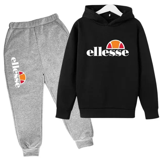 Boys Girls Coat + Pants Casual Sports Set 3-12Yrs Children's brand Sweatshirt Hoodie suits