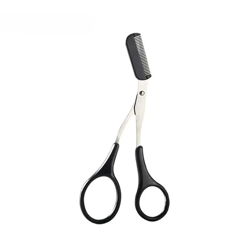 1/3PCS Eyebrow Trimmer Makeup Tools Stainless Steel Eyebrow Scissors with Comb Hair Removal Eyebrows Shaping Makeup Tools