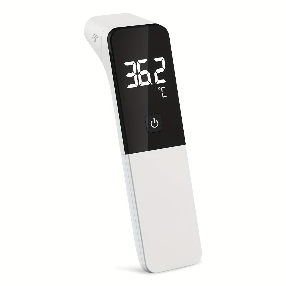 ALPHAMED Medical-Grade Infrared Ear & Forehead Thermometer for Adults - Dual Mode, 1° Fast Reading, Unit Switch, LCD Display, Accurate Temperature Measurement (Batteries Not Included), Home Health Monitoring, Sleek Design, U