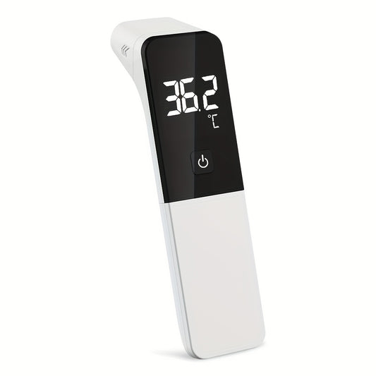 ALPHAMED Medical-Grade Infrared Ear & Forehead Thermometer for Adults - Dual Mode, 1° Fast Reading, Unit Switch, LCD Display, Accurate Temperature Measurement (Batteries Not Included), Home Health Monitoring, Sleek Design, U