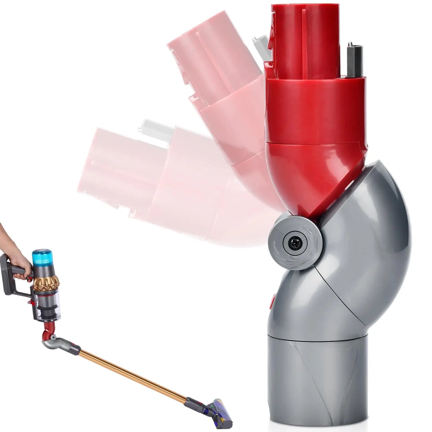 Quick Release Vacuum Cleaner Adapter for Dyson V7 V8 V10 V11 V15 Vacuum Cleaner Part Accessories Low Reach Adaptor Spare Parts
