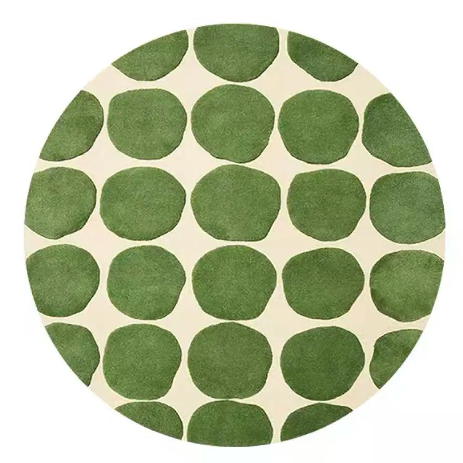 Nordic Round Ins Carpet Living Room Decoration Home Bedroom Short Velvet Carpets Non-slip Washable Floor Mats Large Area Rug