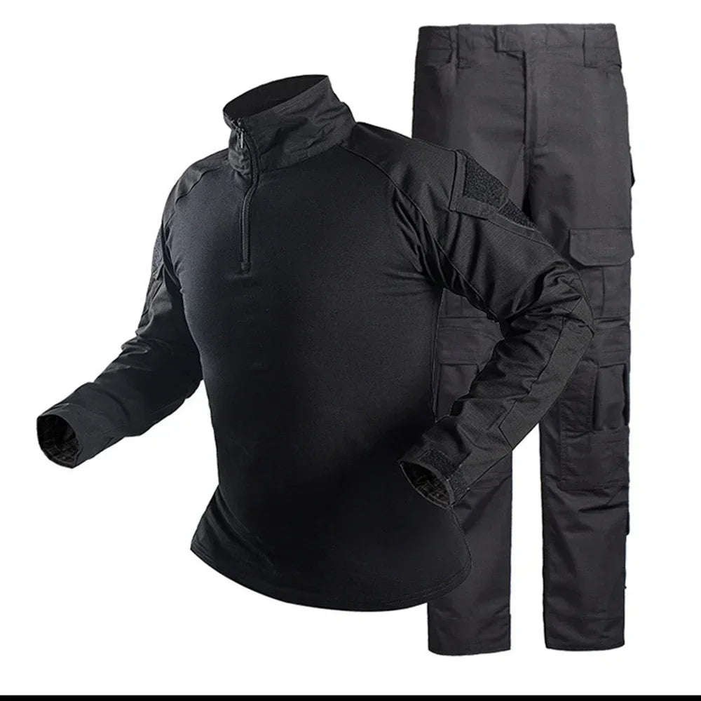 Tactical Uniform Milit Outdoor Camouflage Suit Combat Shirts Pants Men Fishing Trainning Airsoft Paintball Hunting Clothes Sets