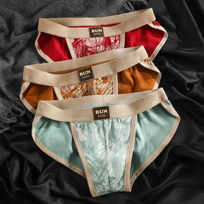3Pcs Men's Briefs Breathable Underwear Comfortable Panties Shorts Sexy Gifts for Man Underpants  Lingerie Male Panties