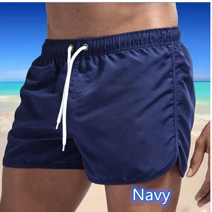 Men's Swim Shorts Swim Trunks Quick Dry Board Shorts Bathing Suit Breathable Drawstring With Pockets for Surfing Beach Summer