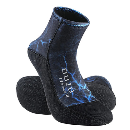 5mm Neoprene Diving Socks Summer Diving Sport Socks Surf Beach Booties Anti-Slip Swimming Fin Sand Proof Ice Bath Warm Socks