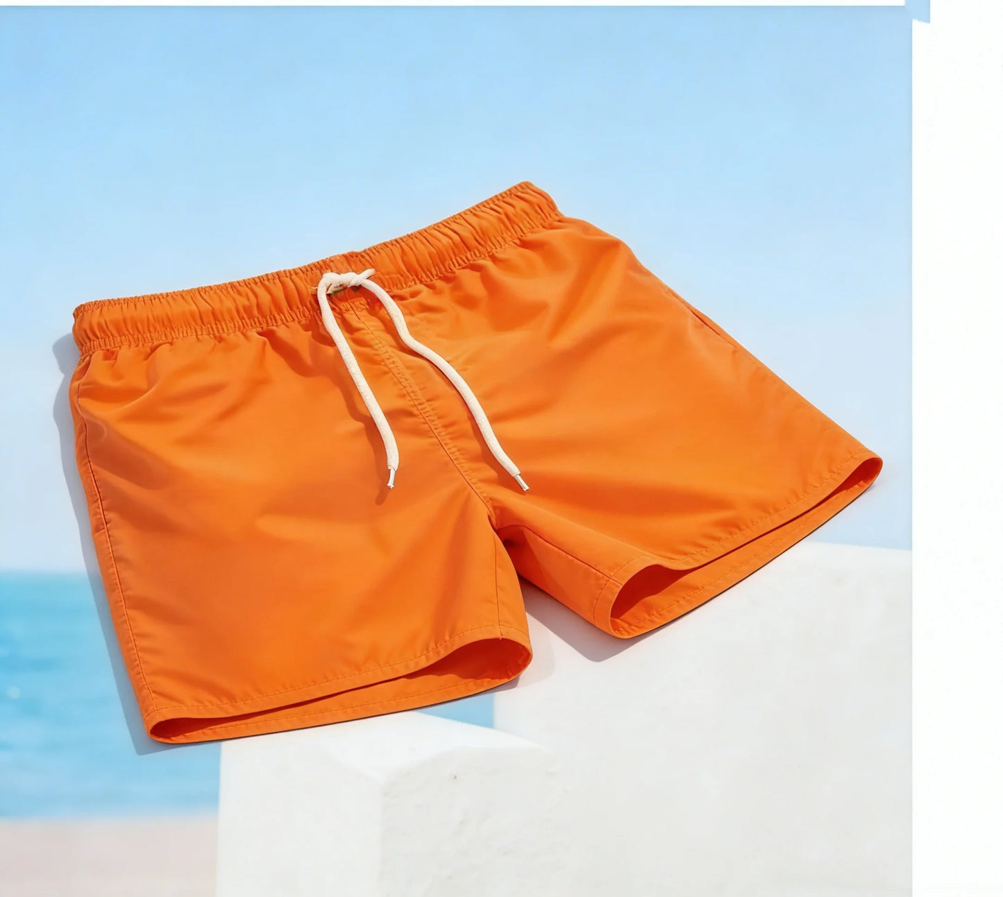 Men's Swim Shorts Swim Trunks Quick Dry Board Shorts Bathing Suit Breathable Drawstring With Pockets for Surfing Beach Summer