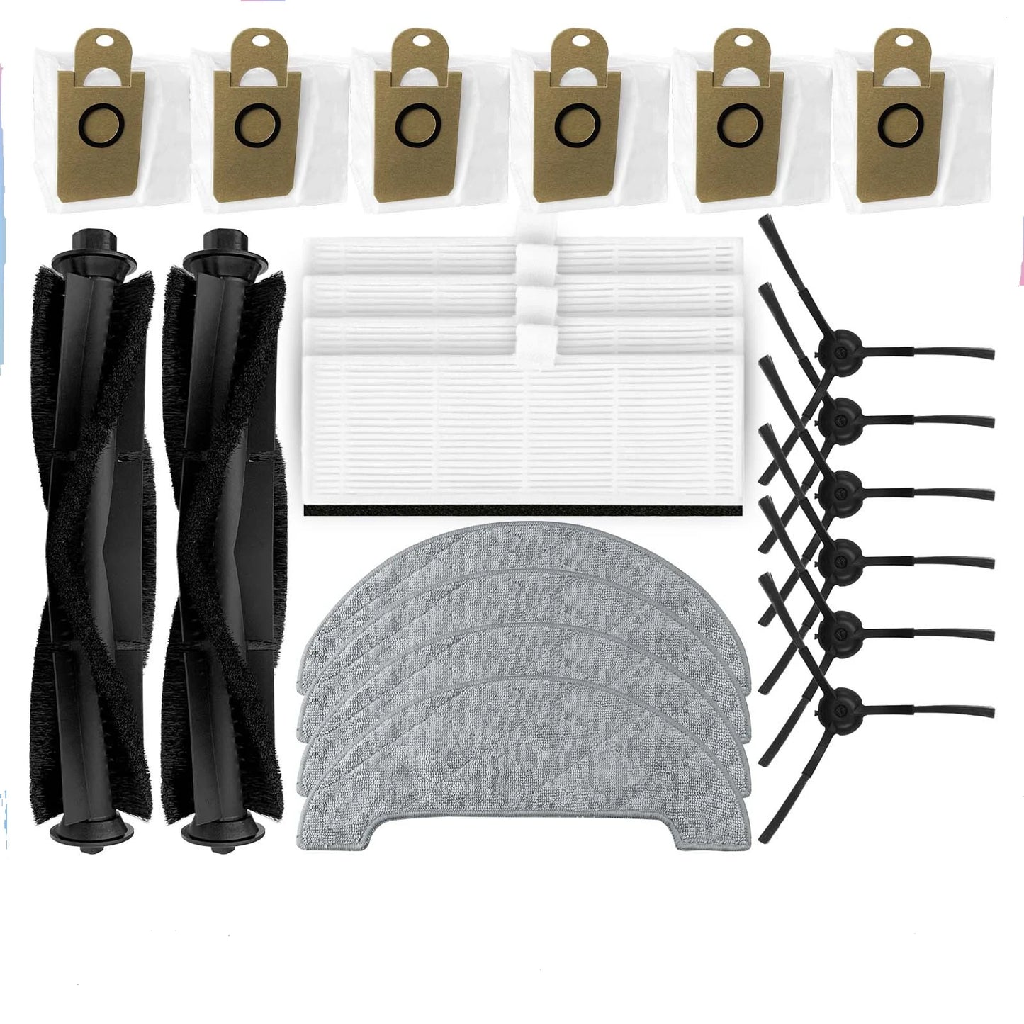 For Imou L11 Imou L11 Pro Robot Vacuum Cleaner Main Brush Spin Edge Side Brush Hepa Filter Mop Rag Dust Bag Accessories Kit