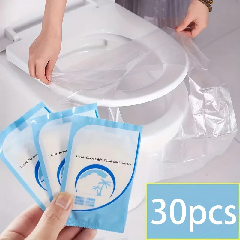 30/50/60/100Pcs Disposable Toilet Seat Cover Mat Portable Safety Toilet Seat Pad For Travel Camping Hotel Toilet Paper Pad