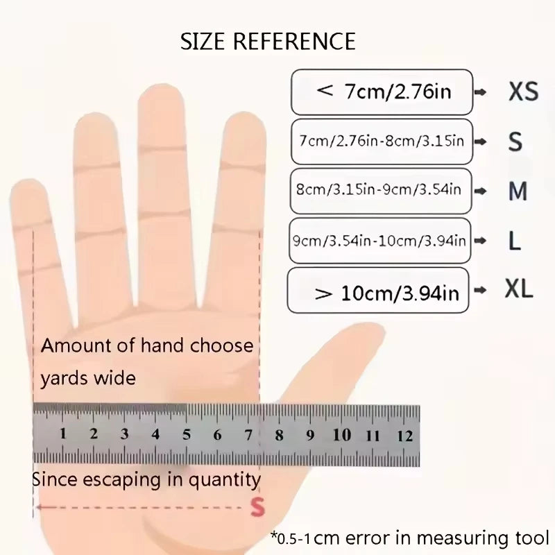 20/50/100PCS Pink Nitrile Gloves Disposable Powder Free Gloves for Household Cleaning Beauty Salon Work Cooking Kitchen Gloves