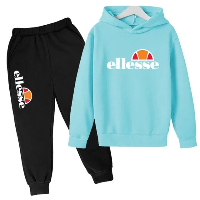 Boys Girls Coat + Pants Casual Sports Set 3-12Yrs Children's brand Sweatshirt Hoodie suits