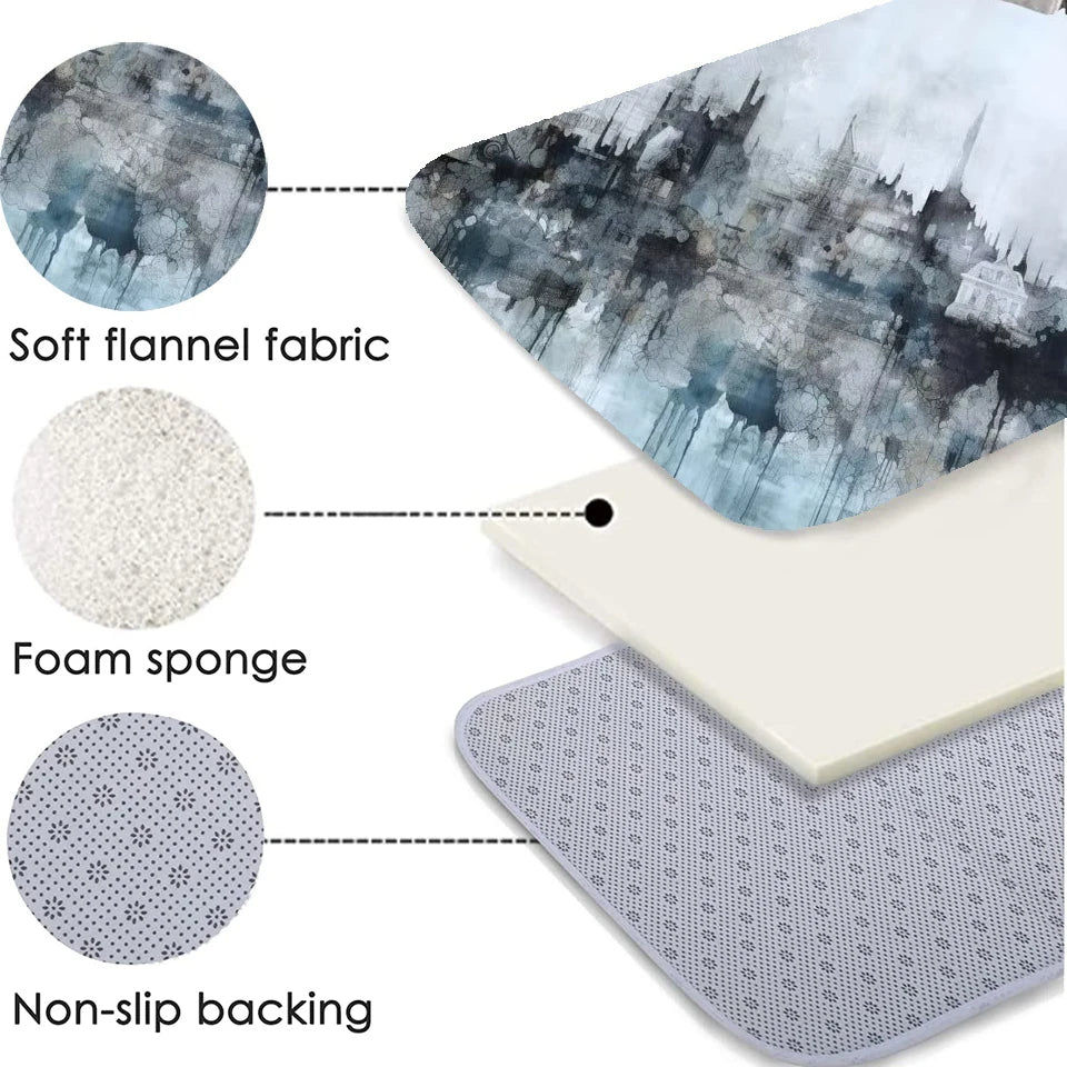 Nordic Round Ins Carpet Living Room Decoration Home Bedroom Short Velvet Carpets Non-slip Washable Floor Mats Large Area Rug