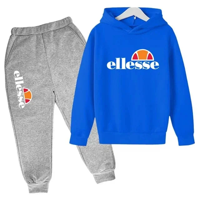 Boys Girls Coat + Pants Casual Sports Set 3-12Yrs Children's brand Sweatshirt Hoodie suits