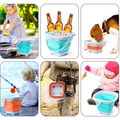 11Pcs Beach Toys Set Gift Package Sand Toys for Kids Sandbox Toys with Collapsible Bucket Shovel Set Sand Molds Summer Outdoor