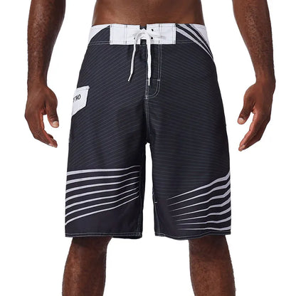 New Summer Men'S Board Casual Drawstring Pockets Shorts Beach Brand Short Surfing Bermudas Male Boardshorts Quick Dry For Sports
