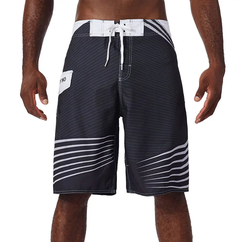New Summer Men'S Board Casual Drawstring Pockets Shorts Beach Brand Short Surfing Bermudas Male Boardshorts Quick Dry For Sports