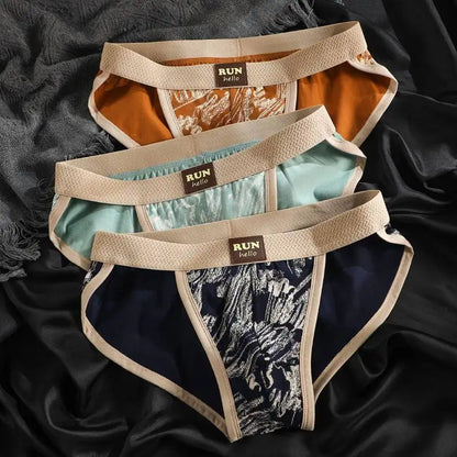 3Pcs Men's Briefs Breathable Underwear Comfortable Panties Shorts Sexy Gifts for Man Underpants  Lingerie Male Panties