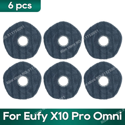 Accessories fit for Eufy X10 Pro Omni Robot Vacuum Dust Bag Hepa Filter Roller Side Brush Mop Cloth