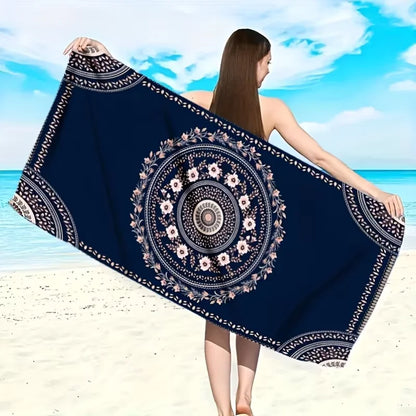 Microfiber Beach Towel 90x180cm 80x160cm, Quick Dry Lightweight Large Bath Towel for Swimming, Yoga, Travel, Gym