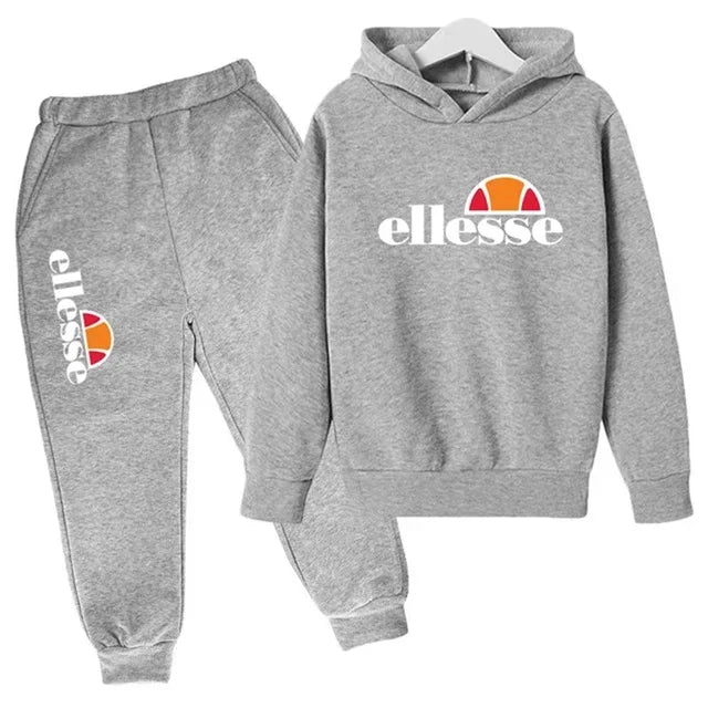 Boys Girls Coat + Pants Casual Sports Set 3-12Yrs Children's brand Sweatshirt Hoodie suits