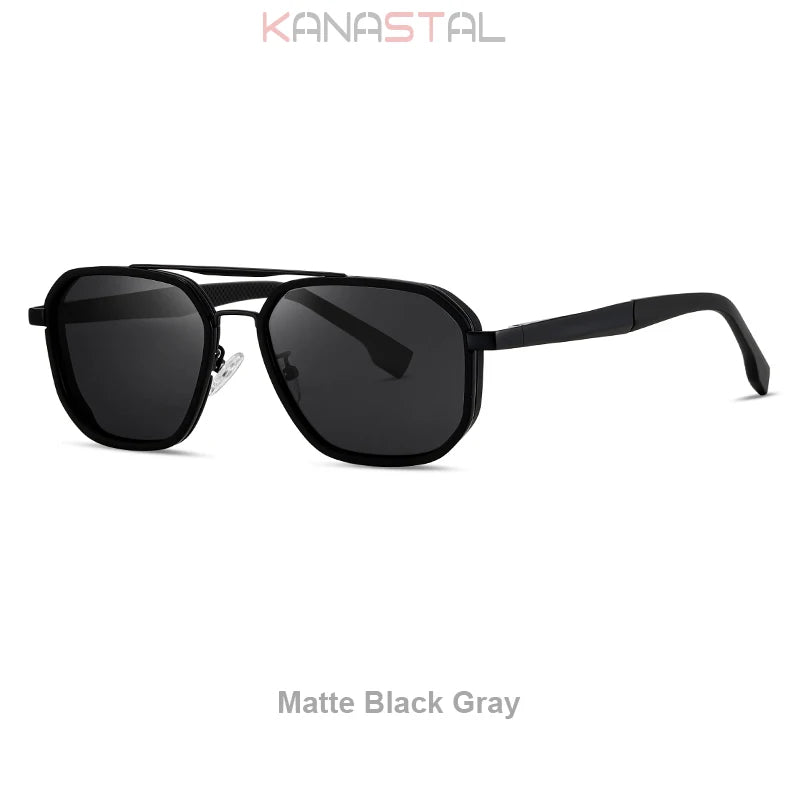 Men Polarized Sunglasses UV400 Sun Glasses Women Metal Eyeglasses Frame Outdoor Fishing Cycling Goggles Anti Glare Shade Eyewear