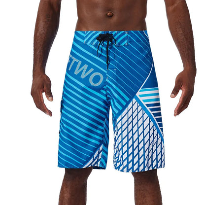 New Summer Men'S Board Casual Drawstring Pockets Shorts Beach Brand Short Surfing Bermudas Male Boardshorts Quick Dry For Sports