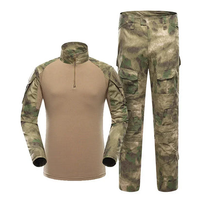 Tactical Uniform Milit Outdoor Camouflage Suit Combat Shirts Pants Men Fishing Trainning Airsoft Paintball Hunting Clothes Sets