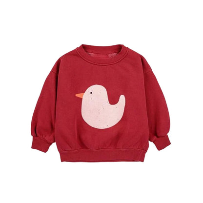 2025 New Children's Spring Autumn Hoodie Cartoon Print Unisex Sweatshirt European Style Top for Boys And Girls
