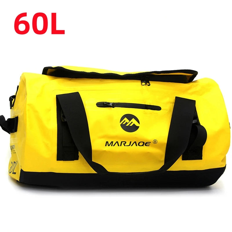 30L 60L 90L Kayaking Bag Waterproof Bag Dry Saddle Luggage Storage Beach Rafting Travel Camping Swimming Bags Drifting Bag X499A