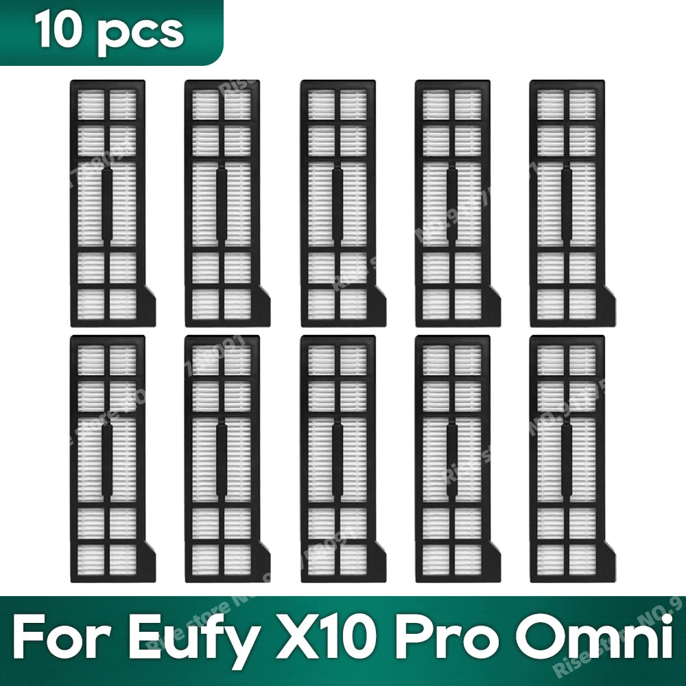 Accessories fit for Eufy X10 Pro Omni Robot Vacuum Dust Bag Hepa Filter Roller Side Brush Mop Cloth