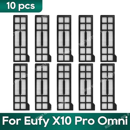 Accessories fit for Eufy X10 Pro Omni Robot Vacuum Dust Bag Hepa Filter Roller Side Brush Mop Cloth