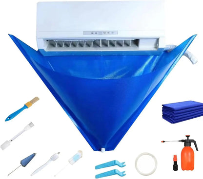110cm Large Air Conditioner Cleaning Cover Kit  AC Cleaning Water Receiving Bags Household Hanging Air Conditioner Cleaner Sets
