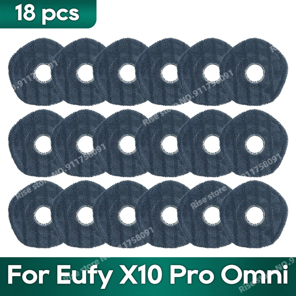 Accessories fit for Eufy X10 Pro Omni Robot Vacuum Dust Bag Hepa Filter Roller Side Brush Mop Cloth