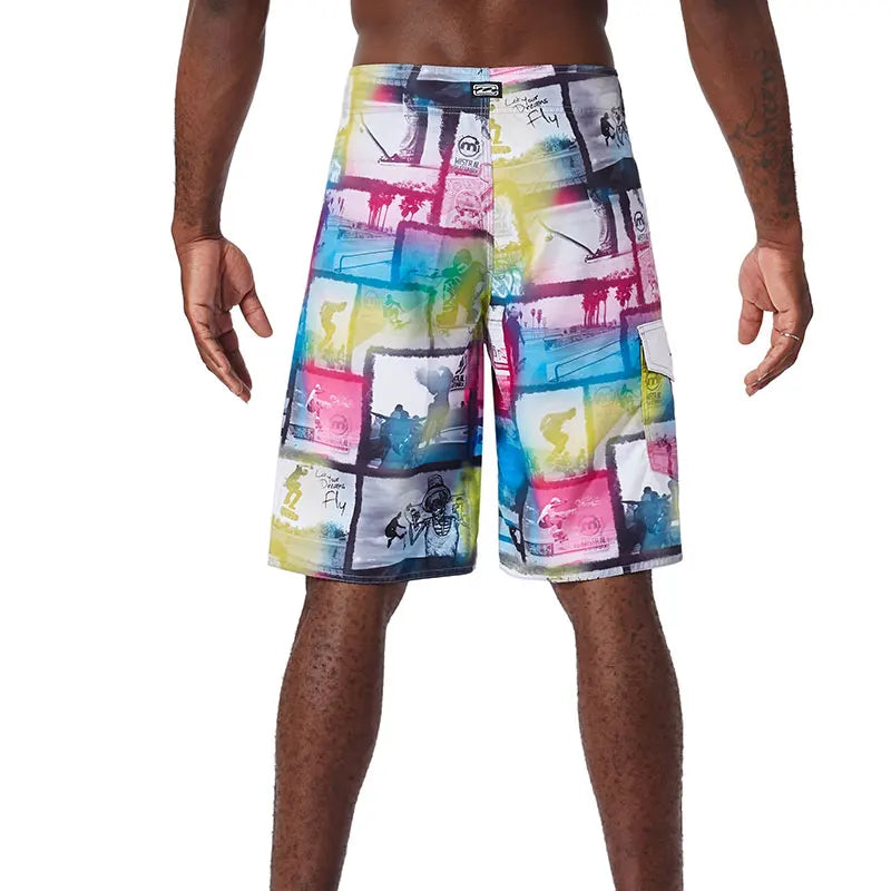 New Summer Men'S Board Casual Drawstring Pockets Shorts Beach Brand Short Surfing Bermudas Male Boardshorts Quick Dry For Sports