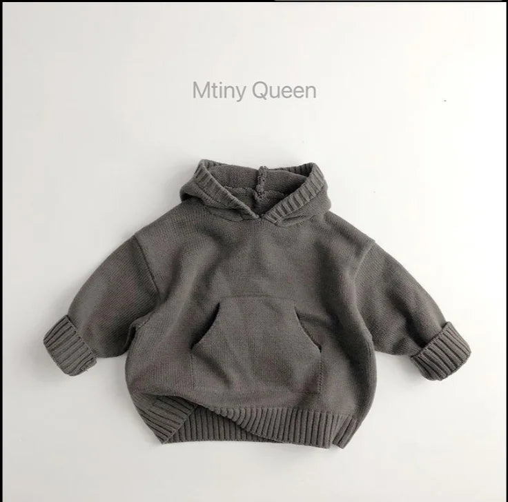 Hoodies Childrens Clothing Boys Girls Sweatshirts Japan Style Children Hooded Pullover New Coat Soild Cool Simple