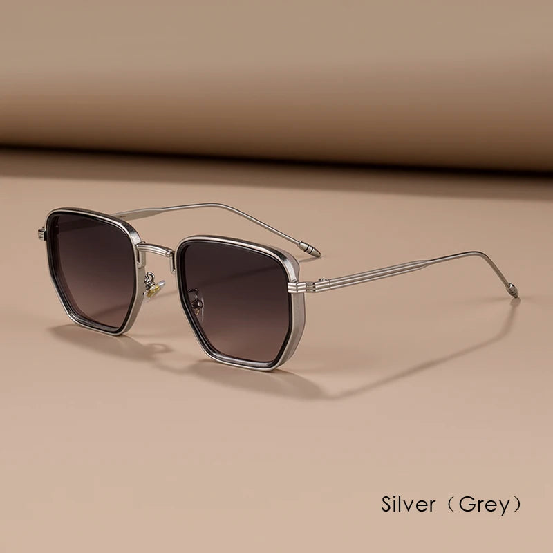 Square Frame Sunglasses UV400, Oversized Full Frame Design with Polarized Lenses, Fashion Sun Protection for Daily Wear