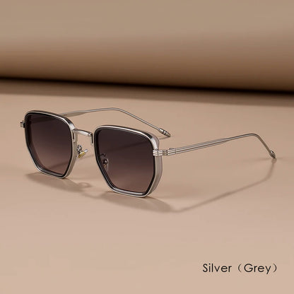 Square Frame Sunglasses UV400, Oversized Full Frame Design with Polarized Lenses, Fashion Sun Protection for Daily Wear
