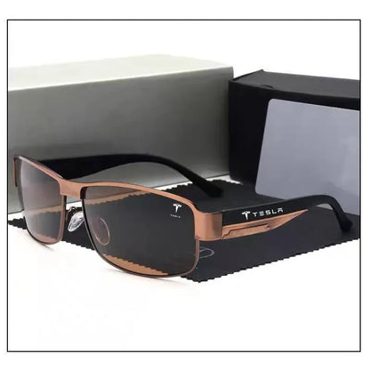 Car High-End Leisurely Luxury Sunglasses For Tesla Model 3 Model Y Model S Model X Cybertruck Roadster Men Women Fashion Goggles