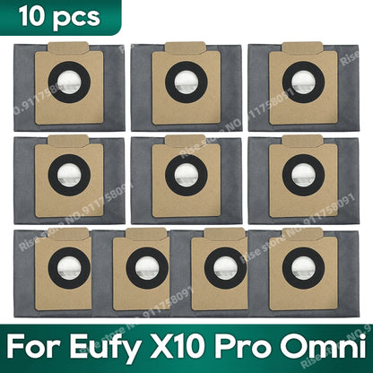 Accessories fit for Eufy X10 Pro Omni Robot Vacuum Dust Bag Hepa Filter Roller Side Brush Mop Cloth