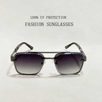 New Sunglasses For Men Luxury Fashion Glasses Sunscreen  Square Sunglasses Women Trendy Vintage Gafas De Sol Hombre Zonnebril Su