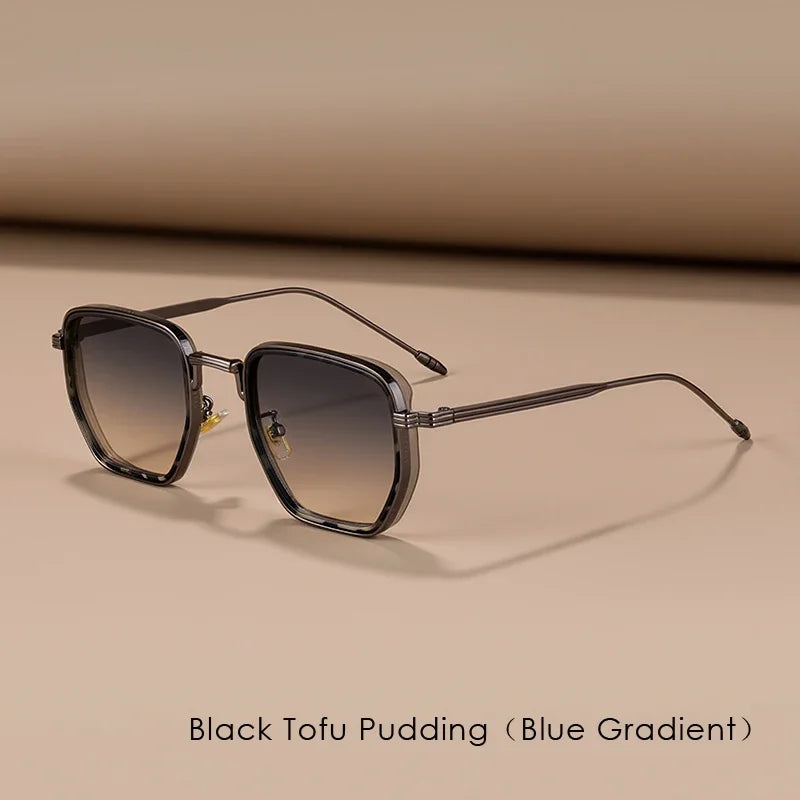 Square Frame Sunglasses UV400, Oversized Full Frame Design with Polarized Lenses, Fashion Sun Protection for Daily Wear