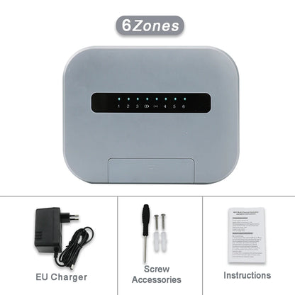 6 /8 Station Tuya WiFi Indoor Smart Sprinkler Controller Irrigation System Remote Control by Phone Works with Smartlife EU Plug
