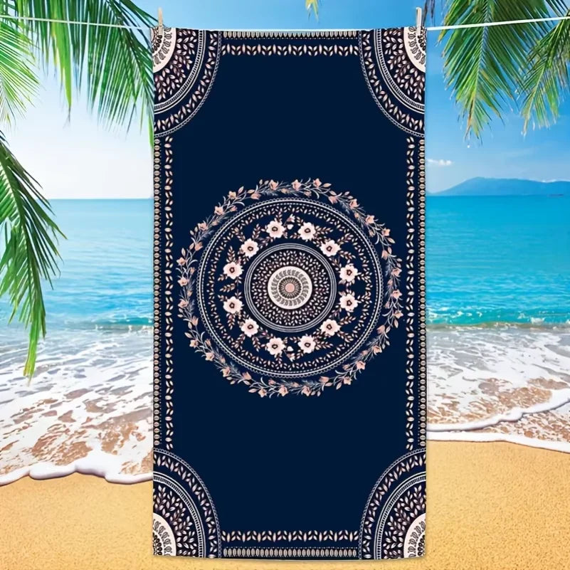 Microfiber Beach Towel 90x180cm 80x160cm, Quick Dry Lightweight Large Bath Towel for Swimming, Yoga, Travel, Gym