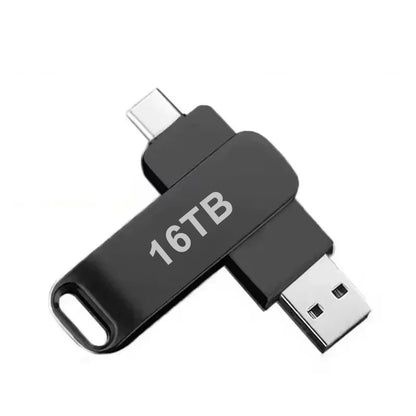 16TB USB 3.2 Flash Drive Metal High-Speed Pen Drive 8TB 4TB Waterproof Type-C USB Pen Drive For Computer Storage Devices