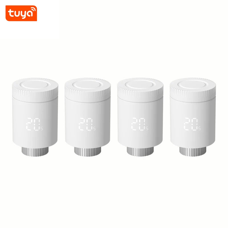 Tuya Smart Zigbee 3.0 Thermostatic Valve Radiator Zigbee Thermostatic Valve Connected Thermostatic Head TRV Alexa Google Home