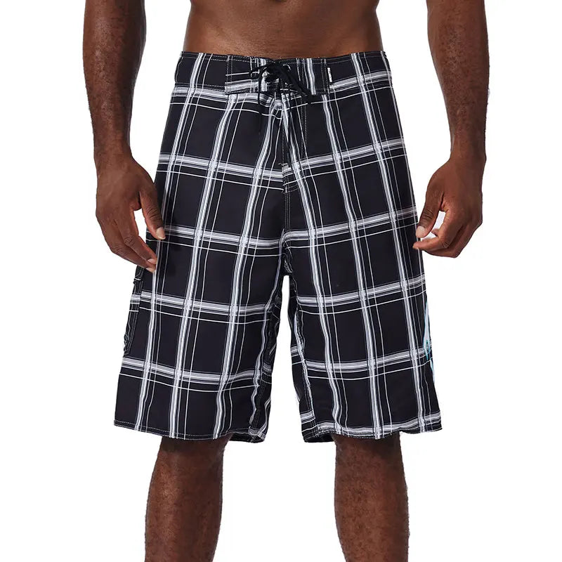 New Summer Men'S Board Casual Drawstring Pockets Shorts Beach Brand Short Surfing Bermudas Male Boardshorts Quick Dry For Sports
