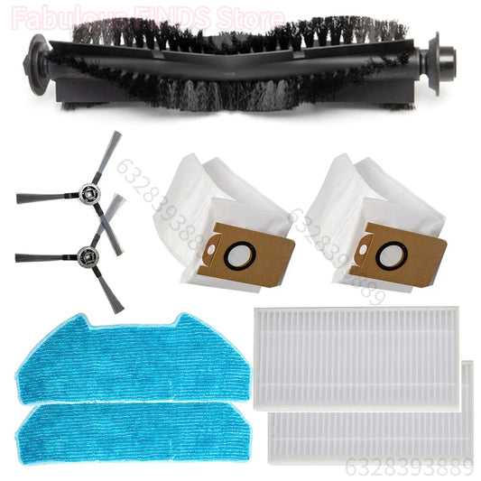 Replacement Filter Mop Cloth Dust Bag Side Brush Kit  Robot Vacuum Household Accessories Home Appliance Parts