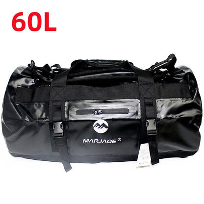 30L 60L 90L Kayaking Bag Waterproof Bag Dry Saddle Luggage Storage Beach Rafting Travel Camping Swimming Bags Drifting Bag X499A