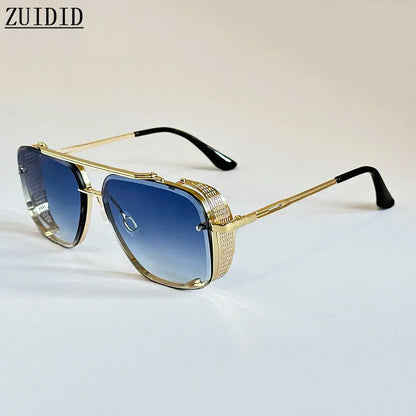 2025 Steampunk Sunglass Men Vintage Square Sunglasses Women Trendy Retro Punk Fashion Glasses Gafas De Sol Hombre Luxe Zonnebril