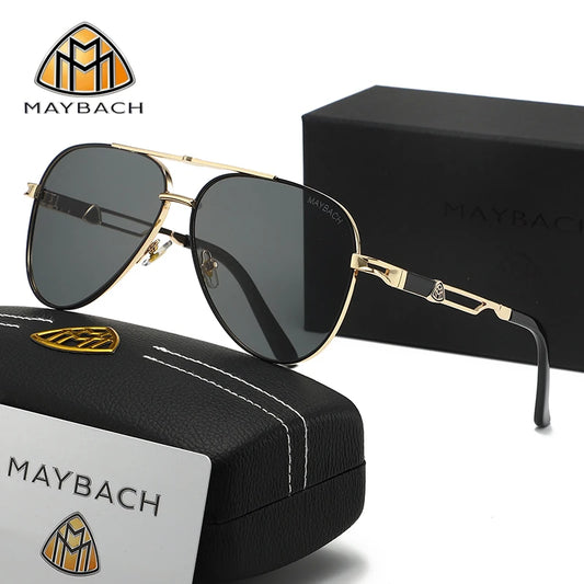 MAYBACH Sunglasses Luxury brand for Men and women Classic Sun Glasses High Quality Eyewears Pilot Goggle UV 400 Protection 527